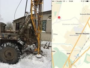 Гатчинском районе: Гатчинский район д. Малое Верево 28м скв 3час · глубина 28 м