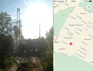 Киришском районе: Киришский район поселок Посадников Остров снт Луч 42м скв 3ч · глубина 42 м, дебит 2 м3/ч