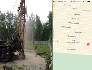 Киришском районе: Киришский район поселок Посадников Остров снт Энергомашпроект 45м скв 3ч · глубина 45 м, дебит 3 м3/ч