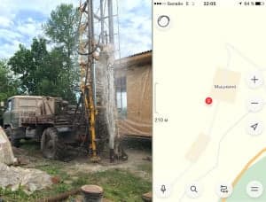 Волосовском районе: Волосовский район д. Мышкино 38 м скв 3ч · дебит 2 м3/ч